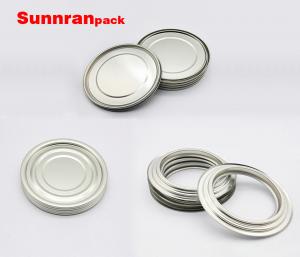 China Sunnran Brand Metal Can Lids For Paint Can Gold Lacquer White Coating on sale