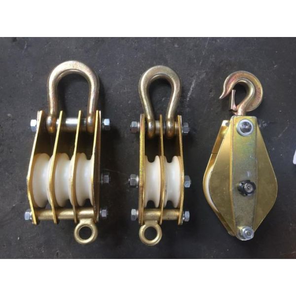 Open Type MC Nylon Tower Erection Tools Hoisting Tackle