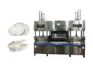 China Biodegradable Sugarcane Bagasse Plate Pulp Fiber Tableware Machine on sale