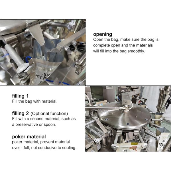 Fully Automatic Liquid Packing Machine Rotary Dairy Sauce Viscous Liquid