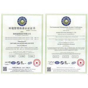 WEIHUA FURNITURE INDUSTRIAL LIMITED Certifications
