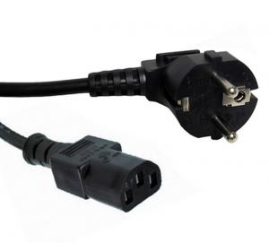Cheap EURO Schuko Plug Power Cord to IEC C13 Plug Lead Cable for sale