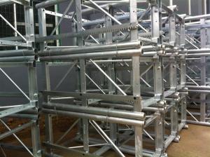China Steel Hoist Building Crane Mast , Tower Crane Model Climbing Platform on sale