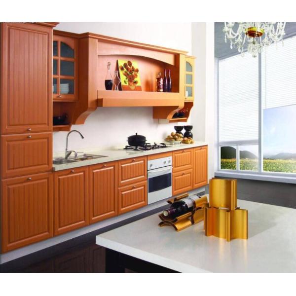 White Color White Shaker Kitchen Cabinets , Pre Assembled Kitchen Cabinets