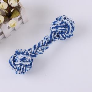 China Bite Resistant Knot Pet Chew Toys Dog Cotton Rope Toys on sale