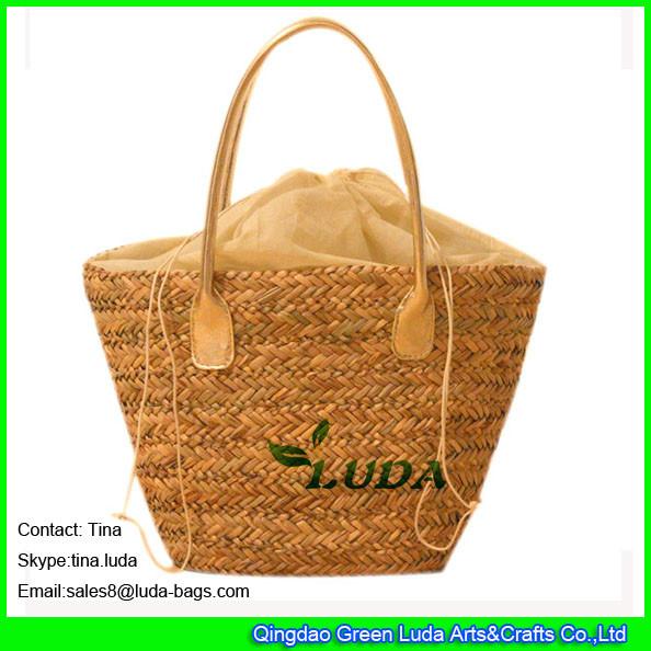 Quality LUDA linen shopping bag wholesale summer fashion 2015 straw bags wholesale