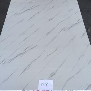 Cheap MSDS PVC Marble Sheet Matt Surface PVC Marble Wall Panels OEM for sale