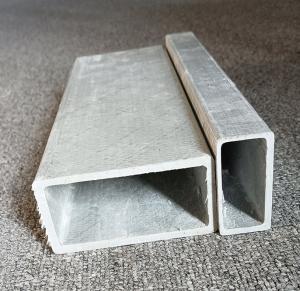 Cheap High Quality FRP Pipe Fiberglass Rectangle Tube Pultrusion Profiles Pultruded Square Tube for sale