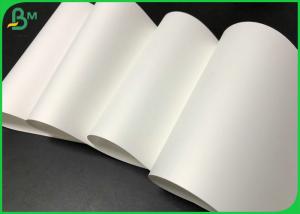 China Anti tear PET coated synthetic paper rolls for laser / inkjet printing on sale
