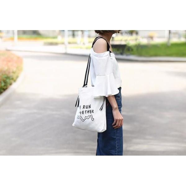 Custom silk screen printed Cotton material handle style blank natural cotton canvas bag without logo bagplastics bagease