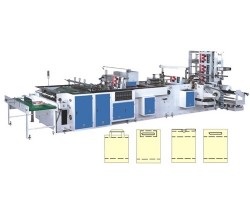 Cheap 13KW Functional Plastic Hand Bag Making Machines 8200X3100X1870mm for sale