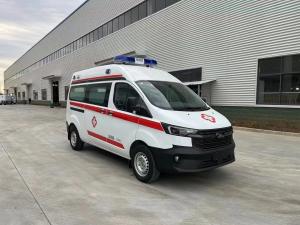 Cheap Mobile Hospital Emergency Ambulance Car Transport Patients 85kw Engine Power for sale
