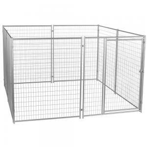 Cheap Pet Heavy Duty Outdoor Dog Kennel For Large Dogs With Gate And Roof for sale