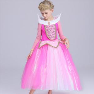 Cheap Princess Dress Children Dresses Summer Dress Elsa Dress 2016 Costume Party Princess Princess Aurora Pink for sale
