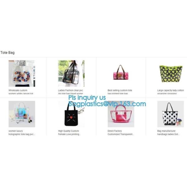 PVC Mini Plastic Cosmetic Bags , Cosmetic Tote Bags Printed Promotional Makeup Bag, Cosmetic bags, swimwearr bag