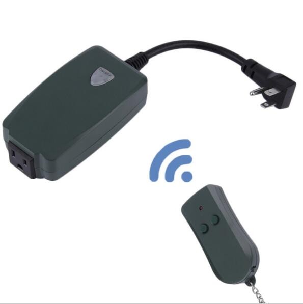 Outdoor Remote Control Outlet , Wireless Light Switch Socket Waterproof Wholesale