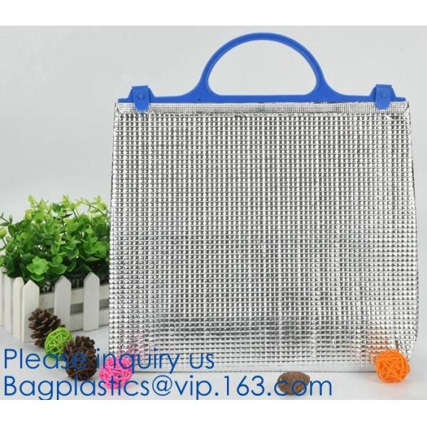 thermal large ice cooler bag/insulated aluminium foil 600D polyester lunch picnic cooler bags,picnic lunch aluminum insu