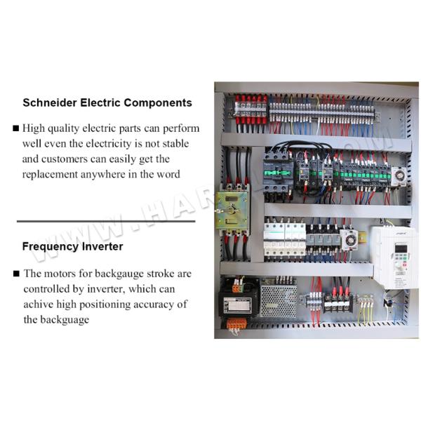 factory steel iron electric shearing machine , galvanized sheet cutting machine with pneumatic back support