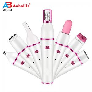 China 7 In 1 Ladies Personal Care Products Electric Manicure Set Eyebrow Nose Trimmer Women Grooming Kit on sale