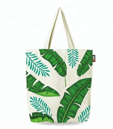 Custom silk screen printed Cotton material handle style blank natural cotton canvas bag without logo bagplastics bagease
