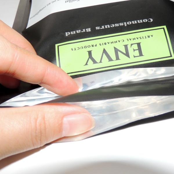 Transparent 100 Microns Zipper Packaging Pouch BOPP CPP