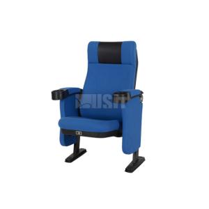 Buy cheap Custom Blue Color Commercial Theater Seating Embroidery Logo Easy Maintenance from wholesalers
