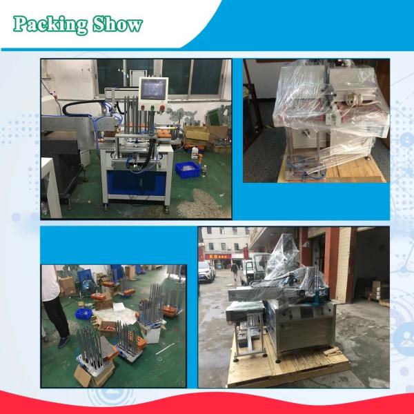 Automatic Plastic Ruler Screen Printing Machine with LED UV Curing System