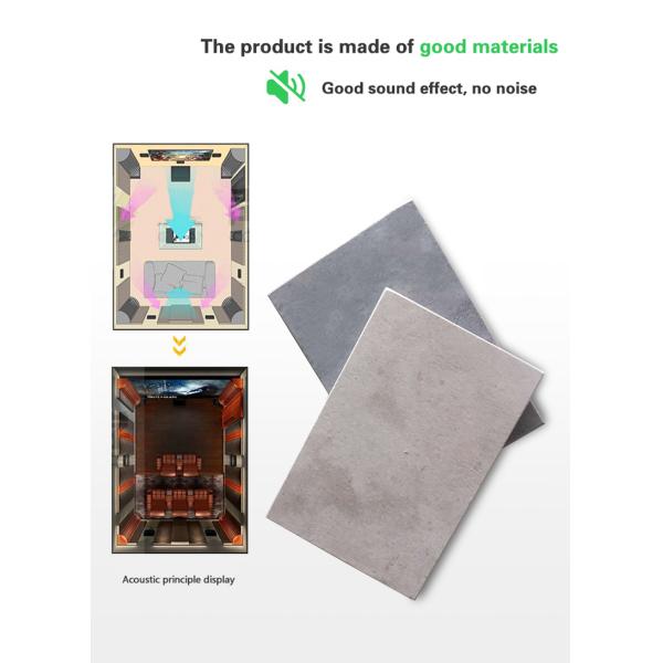 Exterior Cement Siding Fibre Cement Board With Polished Surface