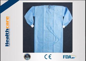 OEM Spunbonded Disposable Surgical Gowns Biodegradable Yellow Sterile
