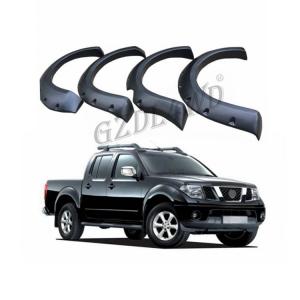 Cheap Wheel Arch Frontier Fender Flares Fit Nissan Navara D40 Black Textured for sale