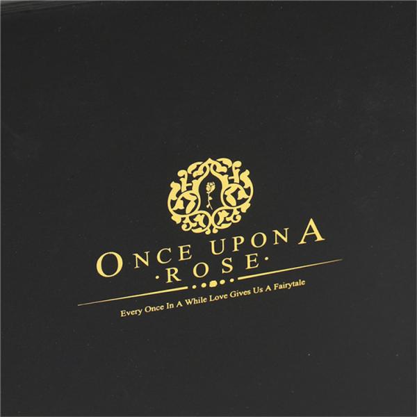 Luxury Flower Packaging Box Black Flower And Chocolate Gift Box Eco Friendly Sustainable