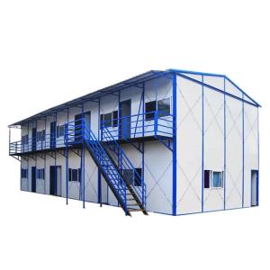 Cheap Modular Prefabricated Chicken House Steel Frame House Prefabricated Beach House with Recyclable and Aluminum Window for sale