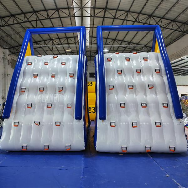 High Quality Inflatable Water Triangle Slide Inflatable Floating Lake Slide