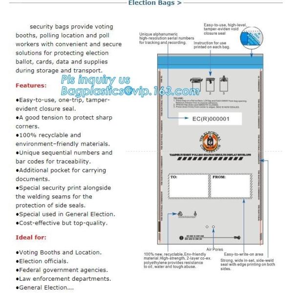Evidence Paper Document Digital Opaque Bag, cash deposit bag, Security Bags Plastic Deposit PE Bag Cash Envelope Check S