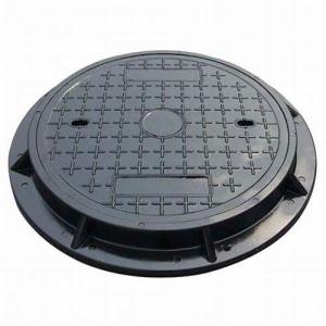 Cheap EN124 DN100 Cast Iron Manhole Cover Locking Drop Manholes Painting Surface for sale