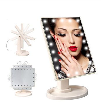 Portable Magnifying Makeup Mirror 10x FUSXIN Led Table Mirror