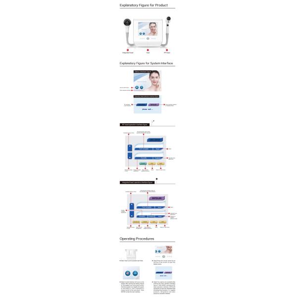RF skin lifting beauty instrument radio frequency machine for face lifting and firming slimming skin rejuvenation