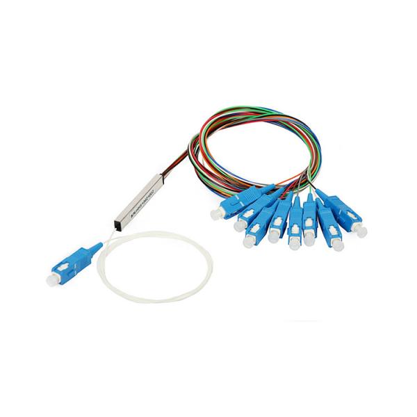 UPC 8 Way Fiber Splitter FTTX Passive Optical Splitter Gpon 1310nm