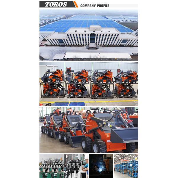 18.2KW Mini Skid Steer Loader Compact Front End Loader Multipurpose