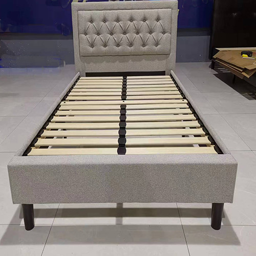 King Double Size Upholstered Bed For Home And Hotel