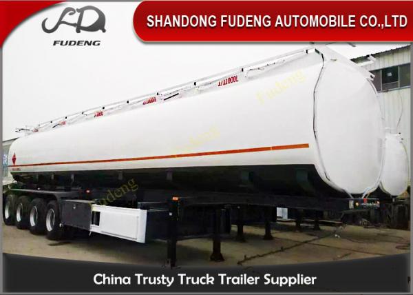Quality 4 Axles 60000 Liters Fuel Tanker Semi Trailers Mobile Tankers For Oil Transporting wholesale