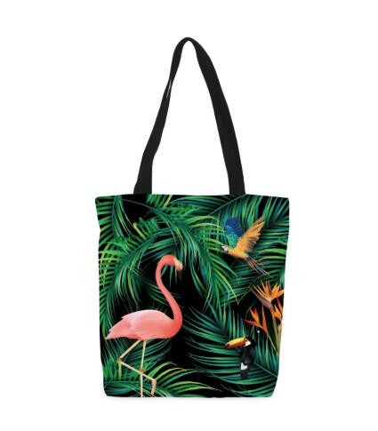 Custom silk screen printed Cotton material handle style blank natural cotton canvas bag without logo bagplastics bagease