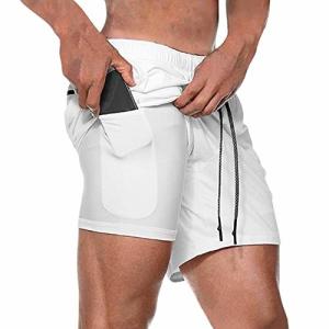 Buy cheap Fitness Running Wear Mens Split Running Shorts Mens Prevent Abrasion from wholesalers