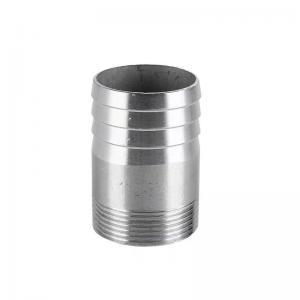 China SS201 304 316 NPT BSP DIN Casting Hose Male Threaded Nipple Screw Thread Pipe Fittings on sale
