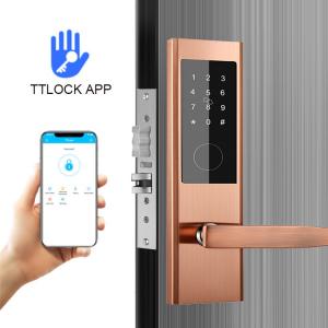 China Stainless Steel Smart Card Password Apartment Smart Door Lock with TTlock app on sale