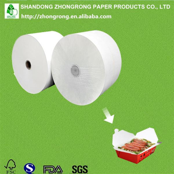 Quality greaseproof PE coated paper for food box wholesale