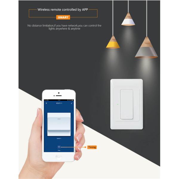KS-811 1 Gang Smart Wall Switch Australia Netural Wire Required