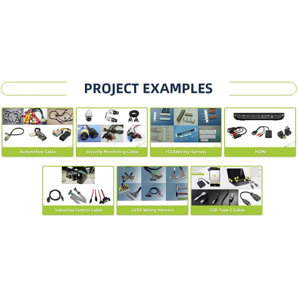 Custom LVDS Cable Assembly Electronic Connection Twisted Wire Harness 133