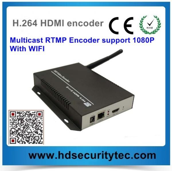 Quality HDMI Video Encoder H.264 latest HD Multicast RTMP Encoder support 1080P With WIFI wholesale