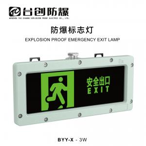 China Aluminum Emergency Explosion Proof Exit Lights Signs 5w Atex Exit Sign Light on sale